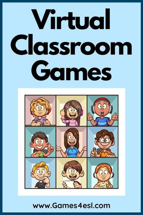 One of the challenges that teachers often face is preparing fun and engaging games and activities for their students. With more and more schools transitioning to virtual classrooms, coming up with game ideas has become much more difficult. #Education #Classroom Virtual Team Building Games, Virtual Games For Kids, Games For Youth Group, Virtual Classroom Ideas, Virtual Party Games, Icebreaker Ideas, Games For Youth, Virtual Team Building, Classroom Party Ideas