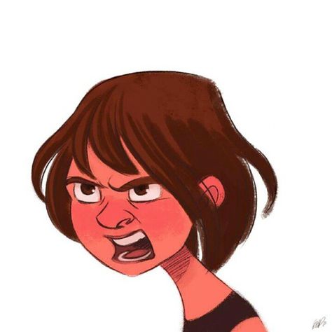 Are you kidding me?  #instasize #expression #angry #girl #face #illustration #sketch #doodle #warmup #character #design #cartoon #comic #animation #artistoninstagram #fanart #drawing #digital #art Face Illustration Sketch, Anna Cattish, Girl Face Drawing, Angry Girl, Character Design Cartoon, Artist Humor, Person Drawing, Character Design Girl, Person Cartoon