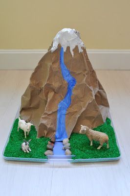 Creative Projects for Kids: Gems in a Cave Mountain Crafts For Kids, Landform Projects, Mountain Crafts, Science Projects For Kids, Diy Fairy, Fairy Garden Diy, How To Make Diy, Easy Crafts For Kids, Foam Crafts