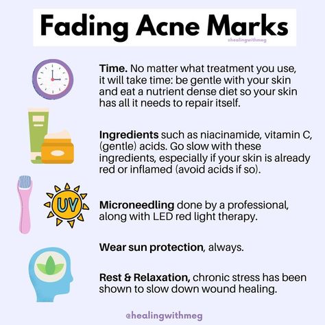 Healing acne with Mehgan on Instagram: “This is one of the questions I get the most in my DM’s: how do I heal the marks or scars left over from acne?⠀ ⠀ Red marks have been a HUGE…” Red Acne Marks, Healing Acne, Be Gentle With Yourself, Red Marks, Acne Marks, Red Light Therapy, Rest And Relaxation, Wound Healing, Left Over