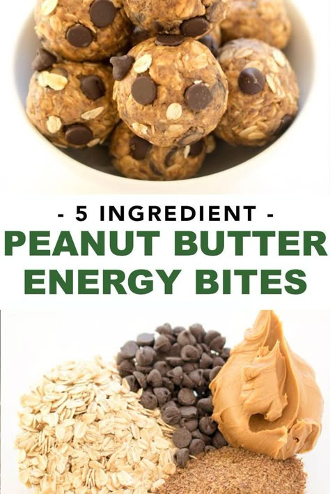 Butter Bites, Peanut Butter Energy Bites, Snack Sani, Menu Sarapan Sehat, Peanut Butter Bites, Think Food, Healthy Snacks Easy, Energy Bites, School Snacks