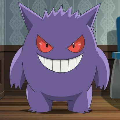 Purple Cartoon Characters, Pokemon W, Pokemon Project, Gengar Pokemon, Ghost Pokemon, Wild Pokemon, Pokemon Oc, Iconic Wallpaper, Pokemon Plush