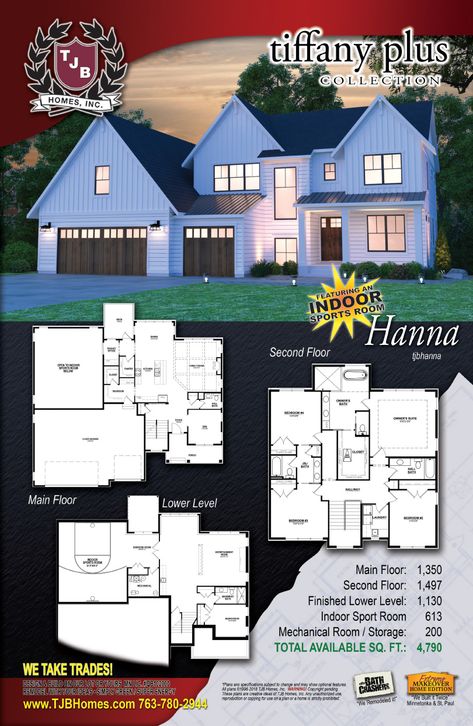 Indoor Sports Room® Plan | Pocket Office, 5 BR, 5 Bath, 3+ Car Garage | Hanna Home Plan Indoor Sports Room, Sport Court House Plans, Basketball Court Floor Plan, House Plans With Sports Court, Floor Plan With Basketball Court, Sports Court House Plans, Indoor Sports Court Floor Plans, House Plan With Sports Court, Basketball House