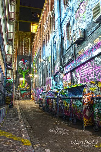 Hosier Lane, Melbourne | Kurt Stanley Photography | Flickr Melbourne Trip, Hosier Lane, Melbourne Victoria, Street Art Graffiti, Awesome Things, Photography Inspiration, Melbourne, Beautiful Places, Street Art