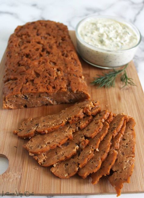 Seitan Gyros Recipe | How to Make Vegan Gyro “Meat” Seitan Recipes Dinners, Meat Replacement Recipes, Recipes With Seitan, Seiten Recipes, Seitan Gyros, Vegan Gyros Recipe, Substitute For Meat, Vegan Gyros, Gyro Meat Recipe