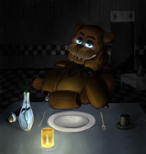 Fnaf 1 Freddy Fanart, Withered Golden Freddy Fanart, Fnaf Art Freddy, Fnaf Lefty Fanart, Fnaf Golden Freddy Fanart, Nightmare Fnaf Fanart, Nightmare Freddy Fanart, Golden Freddy Drawing, Fnaf Freddy Fanart