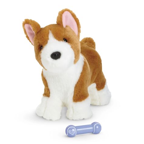 American Girl Doll Pets, Corgi Stuff, Doll Rooms, Pet Trailer, Furreal Friends, Cute Corgi Puppy, Accessoires Barbie, American Girl Accessories, American Dolls