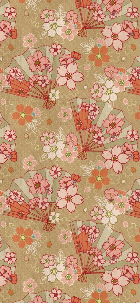 Wallpaper HD japanese traditional kawaii sakura cherry blossom Pink Japanese Pattern, Japanese Lockscreen, Japanese Fan, Sakura Cherry Blossom, Japanese Patterns, Traditional Japanese, Japanese Traditional, Cherry Blossom, Blossom