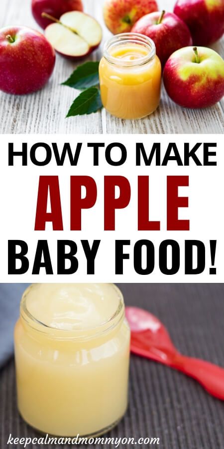 Apple Baby Food Recipe, Canning Baby Food Homemade, Baby Apple Puree, Apple For Baby, Apple Puree For Baby, Butternut Squash Baby Food, Avocado Baby Food, Apple Baby Food, Baby Purees