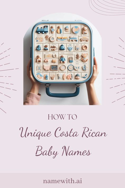 Explore unique Costa Rican baby names that reflect rich cultural heritage and diverse traditions. This guide covers popular choices as well as pre-Columbian names, highlighting the meanings behind each name. Learn about Costa Rican naming customs and find tips on choosing the perfect name for your child. Boost your knowledge on the significance of local names, traditional values, and current trends. Whether you're looking for a modern or traditional baby name, this resource reveals the most meaningful options in Costa Rica. Start your name journey today! Costa Rica Language, Portuguese Baby Names, Costa Rica Travel With Kids, Costa Rica Itinerary 3 Weeks, Middle Names For Raine, Nature Inspired Names, Nature Names, Traditional Baby Names, Elegant Names