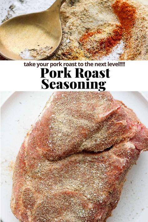 Best Seasoning For Pork Roast, How To Cook Pork Sirloin Roast, Seasonings For Pork Roast, Pork Leg Roast Recipes Ovens, Pork Rolled Roast Recipes, Pork Roast Seasoning Crock Pots, Large Pork Roast Recipes, Dry Rub For Pork Roast, Pork Roast Seasoning Spices