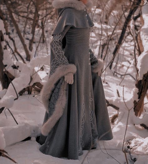 Winter Princess, Queen Aesthetic, Snow Princess, Royalty Aesthetic, A Court Of Wings And Ruin, Royal Aesthetic, House Stark, Aesthetic Dress, Snow Outfit