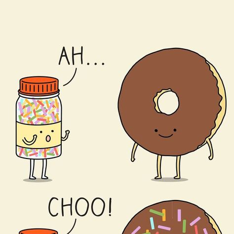 Donut Quotes Funny, Donut Graphic, Donut Humor, Owl Cakes, Food Sweet, Graphics Design, The Weekend, Donuts, Sprinkles