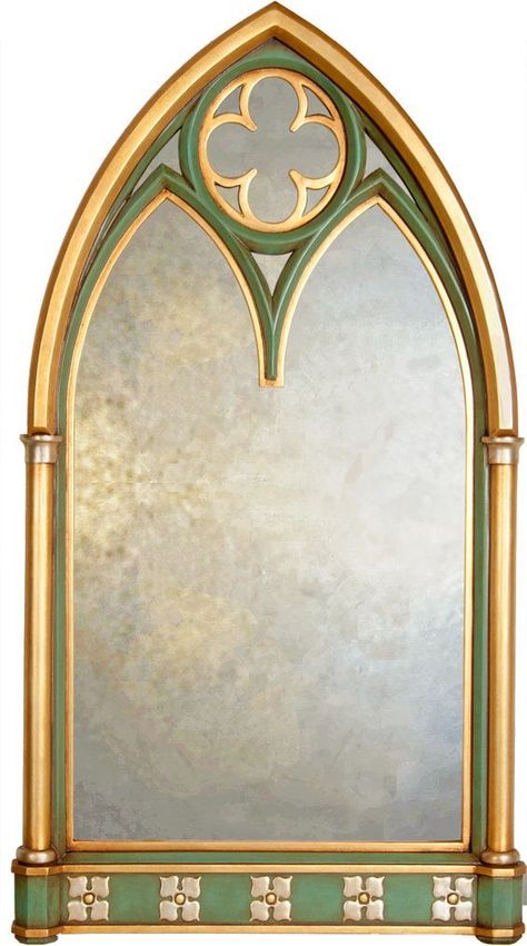 Gothic Details, Arched Mirrors, Gold Arch Mirror, Arched Window Mirror, Gothic Mirror, Gothic Window, Mirrors Uk, Gothic Arch, Wall Mirrors Entryway