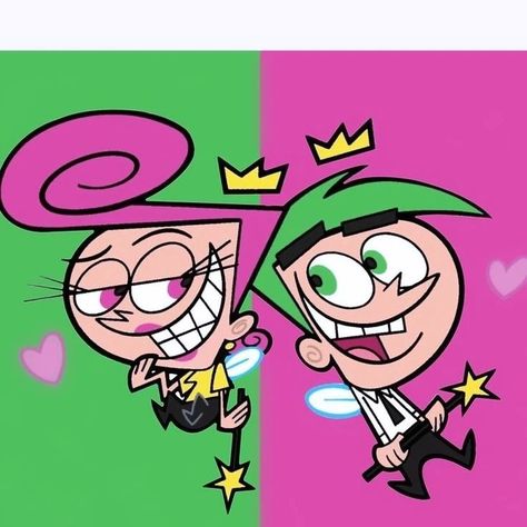 Fairy Odd Parents Halloween Costumes, T4t Couple, Prince Wallpapers, Fairly Odd Parents Costume, Fairy Oddparents, Adventure Time Cosplay, Pride Pins, Painting Clothes, Cosmo And Wanda