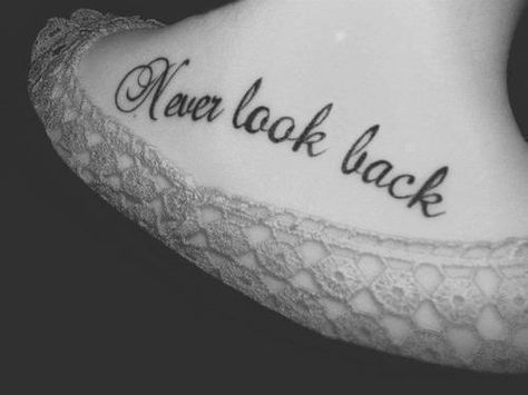 Placement??? Never Look Back Tattoo, Tattoo Son, Taboo Tattoo, French Tattoo, Tumblr Image, Magic Eyes, Never Look Back, Foot Tattoo, Back Tattoos