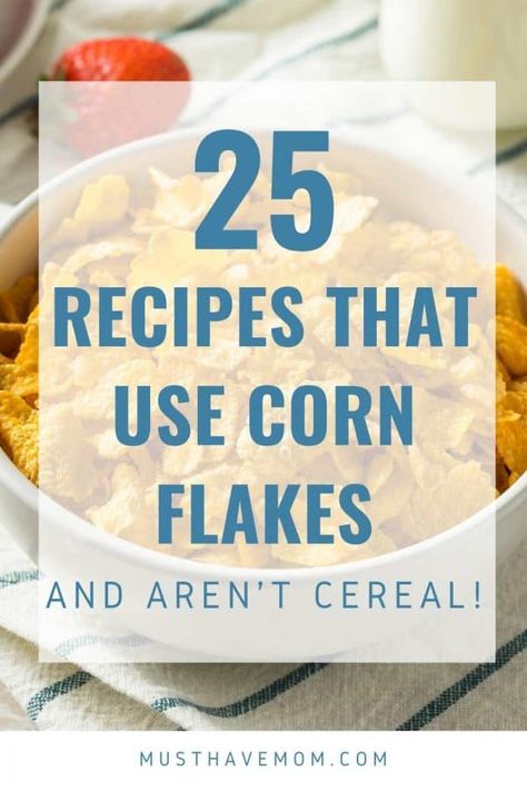 Kellogs Corn Flakes Recipes, Corn Flakes Recipes, Recipes Using Corn, Cornflake Recipes, Flake Recipes, Corn Flakes Cereal, Crumb Recipe, Kellogg's Corn Flakes, Kids Lunch Recipes