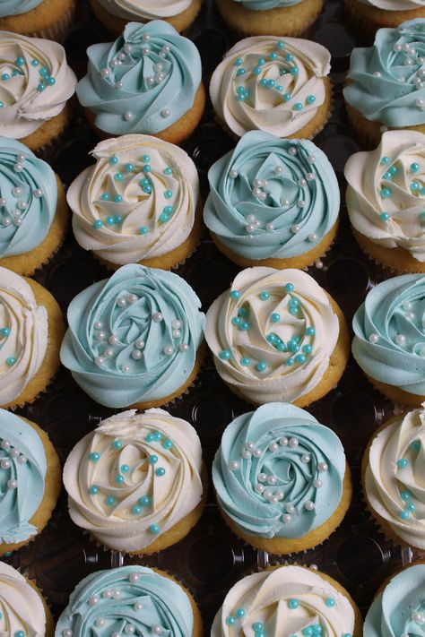 Light Blue Cupcakes Birthday, Walmart Cupcakes, Baby Boy Shower Cupcake Ideas, Boy Baby Shower Cupcake Ideas, Baby Shower Boy Cupcakes, Cupcake Baby Shower Boy, Baby Shower Cupcakes Boy, Blue Baby Shower Cupcakes, Baby Boy Shower Cupcakes