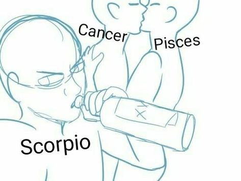 Zodiac Signs - The Signs in Draw your Squad Memes pt.2 - Wattpad Lifepath Numerology, Squad Memes, Draw Your Squad, Zodiac Signs Pictures, Memes Pt, Zodiac Characters, Scorpio Zodiac Facts, Pisces Quotes, Me Myself And I