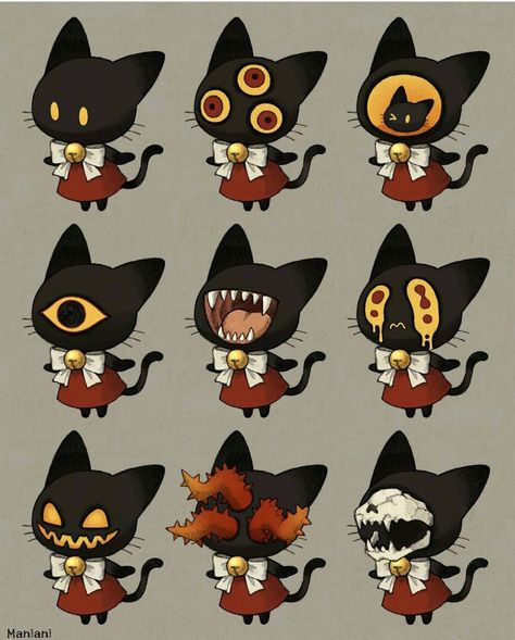 Character Art Ideas, Shadow Monster, Cat Character, Game Character Design, Creepy Art, Creature Concept Art, Procreate Brushes, Mascot Design, Creature Concept