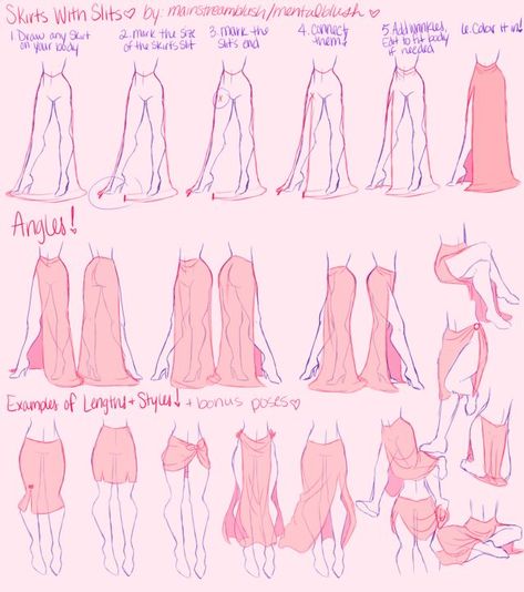 How To Draw Clothes, Draw Clothes, Different Types Of Dresses, Reference Drawing, Drawing Anime Clothes, Fashion Design Drawings, Anime Drawings Tutorials, Drawing Lessons, Art Tutorials Drawing