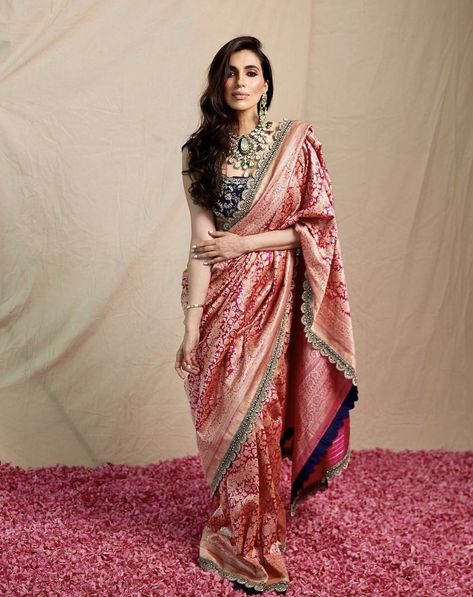 Indian Outfits Modern, Hauz Khas, Saree Styling, Banaras Sarees, Saree Wearing Styles, Bridal Sarees South Indian, Jayanti Reddy, Banarsi Saree, Bridal Dresses Pakistan