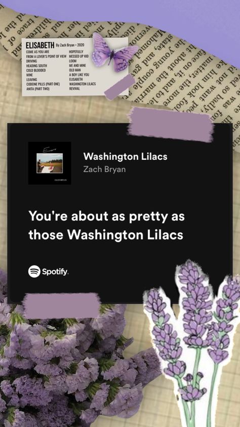 Your About As Pretty As Those Washington Lilacs, Zach Bryan Washington Lilacs, Cute Wallpapers Aesthetic Lilac, Washington Lilacs Zach Bryan Wallpaper, Washington Lilacs Zach Bryan Tattoo, Purple Western Wallpaper, Washington Lilac Tattoo Zach Bryan, Washington Lilacs Zach Bryan, Purple Western Aesthetic