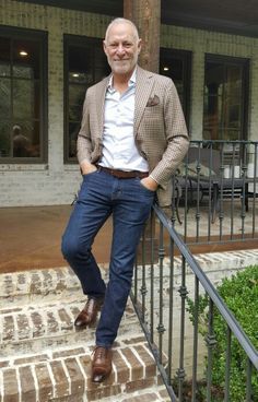 Fashion: #fashion, #style, #outfitinspiration, #beauty Business Casual Clothes For Men Over 50, Stylish Men Over 50 Casual, 50 Year Old Mens Fashion, Sport Coat And Jeans, Sports Coat And Jeans, Old Man Outfit, Clothes For Men Over 50, Old Man Fashion, Older Mens Fashion