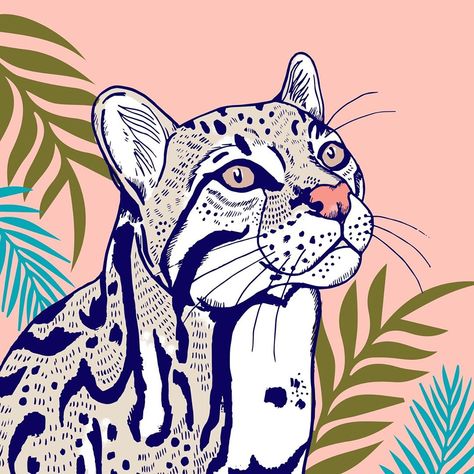 ⚡️𝕷𝖔𝖗𝖓𝖆 𝕷𝖊𝖎𝖌𝖍 ⚡️ su Instagram: "Ocelot 💘🐾 ~~~~~~~~~~~~~~~~~~~~~~~~~~~~~~~ #ocelot #illustration #drawing #sketch #art #bigcat #spots #cat" Ocelot Drawing, Ocelot Tattoo, Ocelot Cat, Paint Nature, Big Cats Art, Oil Pastel Drawings, Nature Artwork, Cartoon Drawing, Pastel Drawing