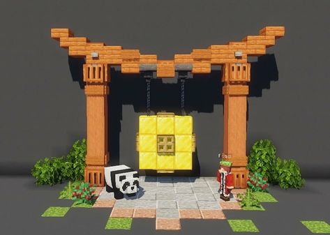 Minecraft Japanese Animal Pen, Minecraft Japanese Aesthetic, Japanese Style Builds Minecraft, Mc Japanese Build, Japanese Buildings Minecraft, Minecraft Japanese Gate, Japan Minecraft Builds, Minecraft Torii Gate, Japanese Bridge Minecraft