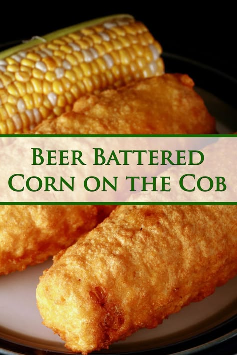 Deep Fried Corn On The Cob, Corn On A Stick, Deep Fried Corn, Fried Corn On The Cob, Fried Corn Recipes, Veggie Salads, Corn Recipes Side Dishes, Sweet Corn Recipes, Dinners Ideas