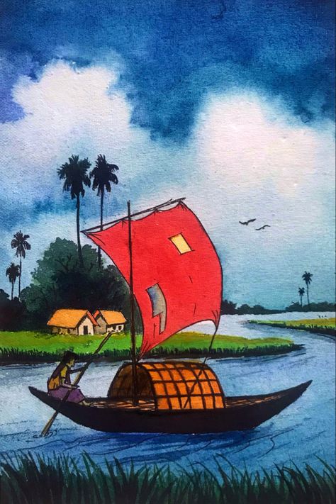 Flower Painting Medium: Color Brush Pen Drawn by S.M. Anas Hussain Dhaka, Bangladesh Facebook: https://www.facebook.com/smanashussain.author/ Instagram: https://www.instagram.com/smanashussain/ Twitter: https://twitter.com/smanashussain Tag: #drawing #painting #sketch #landscape #landscapedrawing #landscapepainting #scenerydrawing #scenerypainting #easypainting #easydrawing Sketch Landscape, Village Drawing Landscapes Watercolor, Bangladesh Art, Scenery Drawing, Bangladesh Painting Art, Village Scene Painting Watercolor, Village Scene Drawing Water Colour Easy, Painting Of Village Scene, Beautiful Scenery Drawing