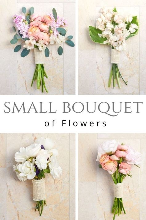 Bouquet Replacement Ideas, Flower Bouquets For Graduation, Handheld Flower Bouquet, Diy Small Bridal Bouquet, Simple Diy Bridal Bouquet, Prom Floral Bouquets, Small Nosegay Bouquet, Cheap Bouquet Ideas, How To Make A Small Wedding Bouquet