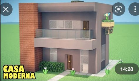 Minecraft Small House, Minecraft Modern City, Rumah Minecraft Sederhana, Minecraft Houses Blueprints, Minecraft Interior Design, Minecraft House Plans, Bangunan Minecraft, Minecraft Modern, Easy Minecraft Houses