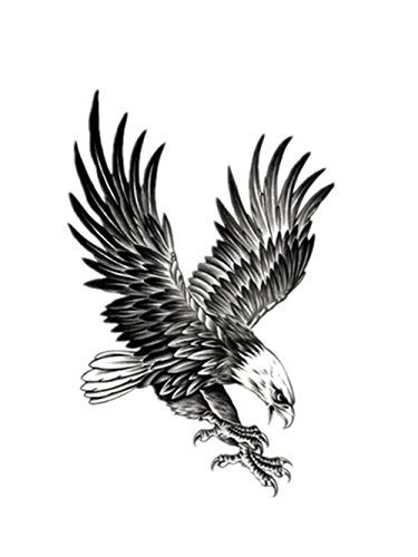 Eagles Tattoo, Bald Eagle Tattoos, Traditional Eagle Tattoo, Bow Tattoos, Tato Tradisional, Tattoo Diy, Tattoo Placements, Arm Temporary Tattoos, Marquesan Tattoos