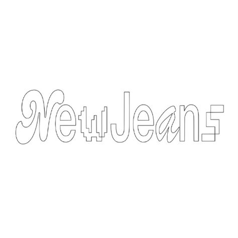 Newjeans Icon Kpop Logo, Newjeans Name Logo, Newjeans Logo Icon, Omg Newjeans Logo, Newjeans Logos, Newjeans Logo Png, New Jeans Logo Kpop, Newjeans Widget Icons, New Jeans Logo