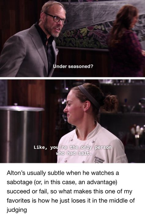 Cutthroat Kitchen, Funny Cooking, Tumbler Posts, Life Meaning, Cooking Humor, Reddit Memes, Alton Brown, Invader Zim, Funny Tumblr Posts