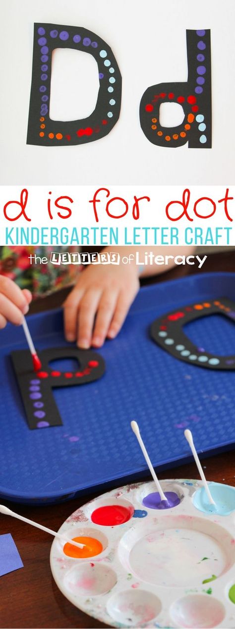 This D for Dot Painting is a letter D craft, great for teaching fine motor skills and is the next in a series about Kindergarten Letter Crafts! Letter D Craft, Letter D Crafts, Preschool Letter Crafts, Abc Crafts, Letter Craft, Letter Crafts, Kindergarten Letters, Alphabet Crafts, Easy Arts And Crafts