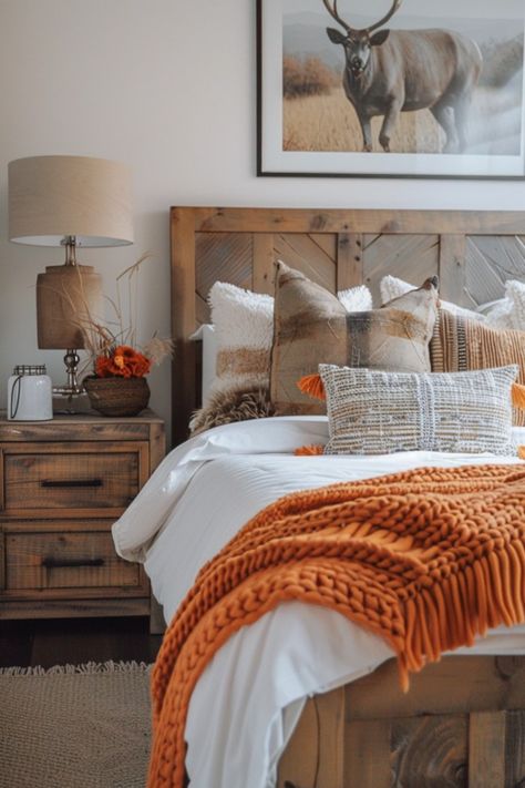 Looking to transform your bedroom into a cozy, outdoor haven? Check out our creative rustic hunting bedroom ideas that will have any outdoor enthusiast feeling right at home! From rustic furnishings and warm, earthy colors to quirky hunting-themed decorations, you can fill your space with charm that embodies your adventurous spirit. Ideal for rustic decor lovers, these tips will help you create a unique retreat that mirrors the beauty of nature. Let’s bring the outdoors into your home sweet home! Hunting Bedroom Ideas, Hunting Lodge Bedroom, Hunting Themed Bedroom, Hunting Bedroom, Woodland Bedroom Decor, Lodge Bedroom, Lodge Aesthetic, Wooden Pallet Beds, Woodland Bedroom