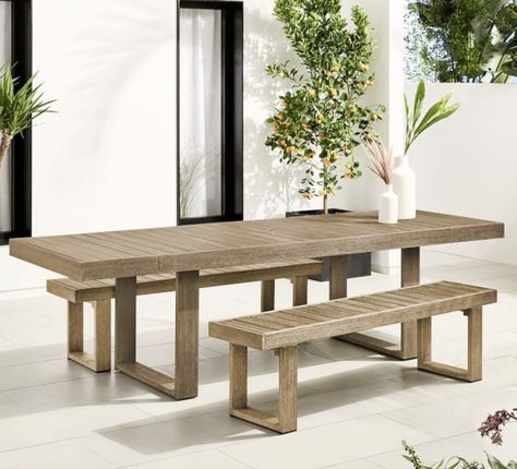 Concrete Outdoor Dining Table, Outdoor Stacking Chairs, Wood Dining Bench, Table And Bench Set, Concrete Dining Table, Solid Wood Chairs, Expandable Dining Table, Bench Set, Metal Dining Table