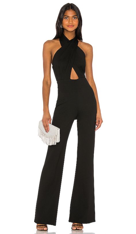 Luxe Clothing, Burning Man Outfits, Designer Jumpsuits, Amanda Uprichard, Pantsuits For Women, Revolve Clothing, Sleeveless Jumpsuits, Fashion Help, Black Jumpsuit