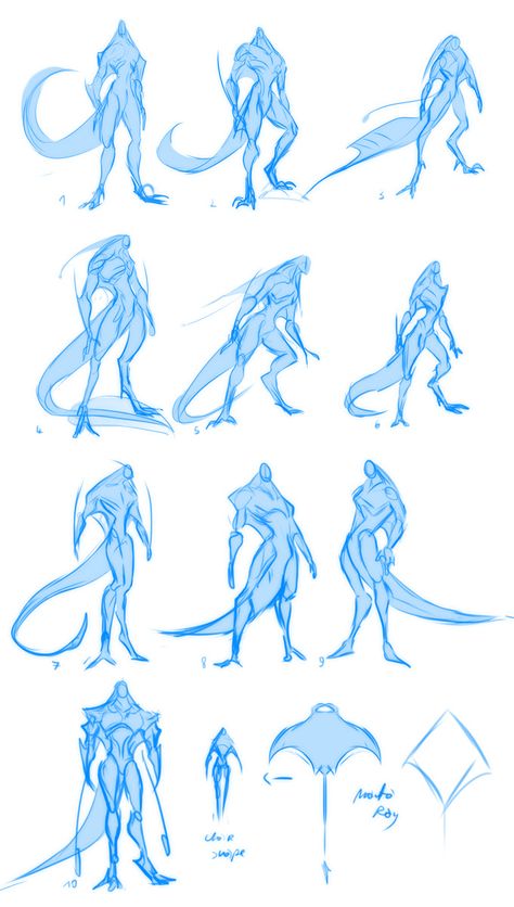 Alien Body Reference, Alien Reference Drawing, Monster Drawing Reference Poses, Monster Poses Drawing, Monster Legs Reference, Creature Pose Reference, Alien Body Concept Art, Alien Design Humanoid, Alien Drawing Character Design