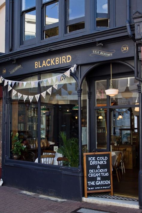 Blackbird Tea Rooms - Brighton Brighton Sussex, Kentish Town, Tea Rooms, Brighton Uk, Shop Fronts, Brighton And Hove, Shop Front, Loire Valley, Cafe Shop