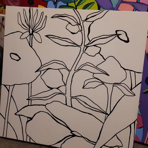 Getting the drawing and colours down on this new abstract botanical . . . . . #botanicalpainting #abstract #Australianart #floralpaintings #abstractfloral #pinkart #debrasutton #plantpaintings #australianabstractart #newart #floralpaintings #buyartonline #plantlovers #bluethumbart #canvaspaintings #plantlovers #contemporyart #colorfulflowers #abstractplants #smallpaintingsforsale #art #smallflowerpainting #flowers #plants House Wall Ideas, Paint Doodles, Abstract Art Flowers, Aquarel Art, Negative Space Art, Floral Drawings, Bold Flowers, Acrylic Painting Diy, Flower Drawing Tutorials