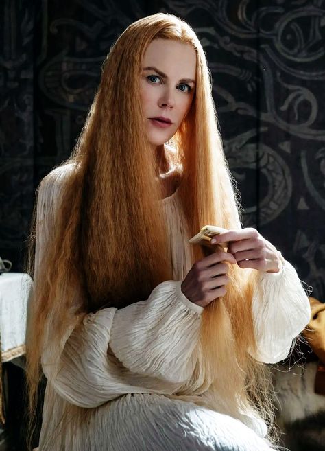 Nicole Kidman as Queen Gudrún in ‘The Northman’ (Film, 2022). Robert Eggers, The Northman, Viking Women, Viking Clothing, Viking Woman, Ancient Beauty, Alexander Skarsgard, Costume Designer, Anya Taylor Joy