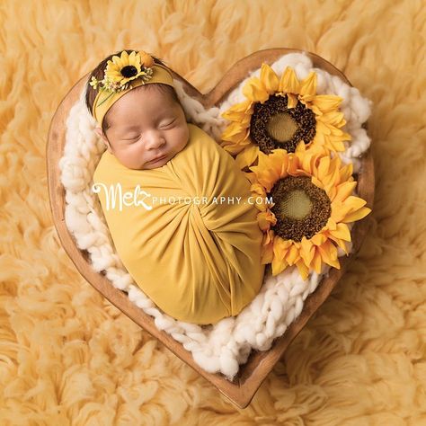 Y’all know I love sunflowers 🌻 and who better than Salina 😍 look at that froggy, 5 weeks old preemie 💕 #melzphotography #melznewborns… Newborn Wrapping, Fall Baby Pictures, Diy Newborn Photography, Baby Pictures Newborn, Newborn Baby Photoshoot, Baby Poses, Newborn Baby Photos, Foto Baby, Child Photography