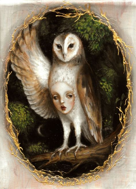 Owl Surrealism, Lowbrow Art, Owl Painting, Wise Owl, Georges Braque, Pop Surrealism, Museum Of Modern Art, Tree Art, Big Eyes