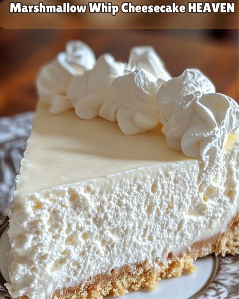 Woolworth Cheesecake Recipe, Marshmallow Cheesecake, Cake Bars Recipe, Kitchen Witch Recipes, Fluff Desserts, Cream Cheese Pound Cake, Recipes With Marshmallows, Marshmallow Fluff, Food Garnishes