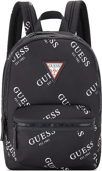 GUESS Originals Logo Backpack, Black Guess Backpack, Large Pencil Case, Backpack Reviews, Amazon Buy, Pen Pouch, Twilight Sparkle, Sneakers Men Fashion, School Backpacks, School Outfits