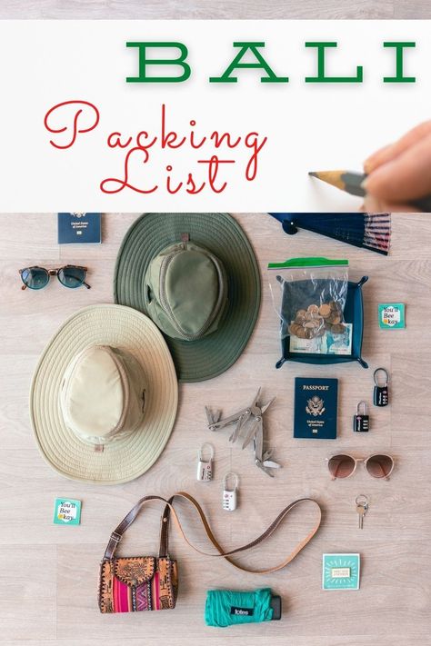 Wondering what to pack for Bali? The Bali packing list includes must-have travel essentials and accessories to make your Bali holiday easier and more enjoyable. #bali #accessories #travel #gear #pack #packinglist #checklist #indonesia #island #beach Bali Travel Essentials, Packing For Bali, Bali Essentials, What To Pack For Bali, Bali Packing List, Bali Holiday, Weekend Packing, Ultimate Packing List, Bali Vacation